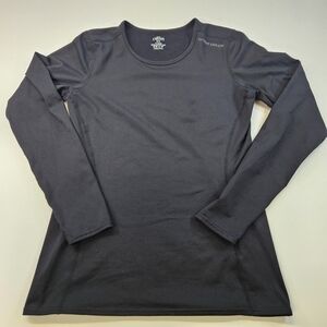 Hot Chillys Women's Peachskins Crewneck Relaxed Fit Base Layer Black